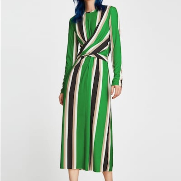 Zara Dresses & Skirts - NWT Zara striped midi dress
